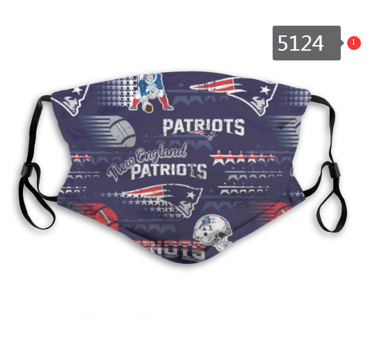 2020 NFL New England Patriots #9 Dust mask with filter